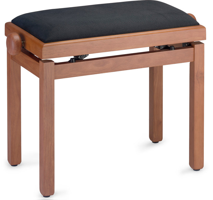 Banqueta Piano Stagg Cerezo Mate Tapa Terciopelo Negro PB39 CHM VBK_01
