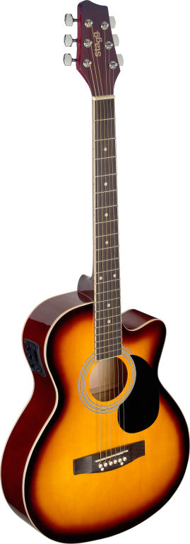 Guitarra Electroacustica Stagg SA20ACE Auditorium Cutaway Sunburst_01
