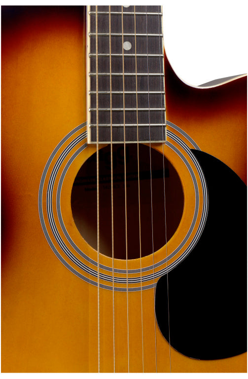 Guitarra Electroacustica Stagg SA20ACE Auditorium Cutaway Sunburst_03