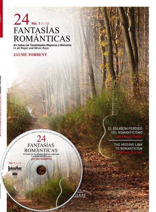 24 Fantasias Romanticas Vol. 1 + CD El Eslabon Perdido del Romanticismo. Torrent, J.