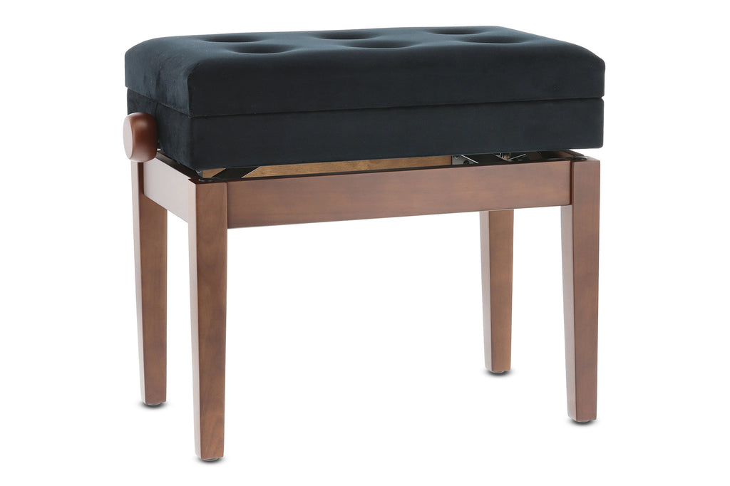 Banqueta Piano GEWA Deluxe Compartment Nogal Mate