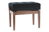 Banqueta Piano GEWA Deluxe Compartment Nogal Mate