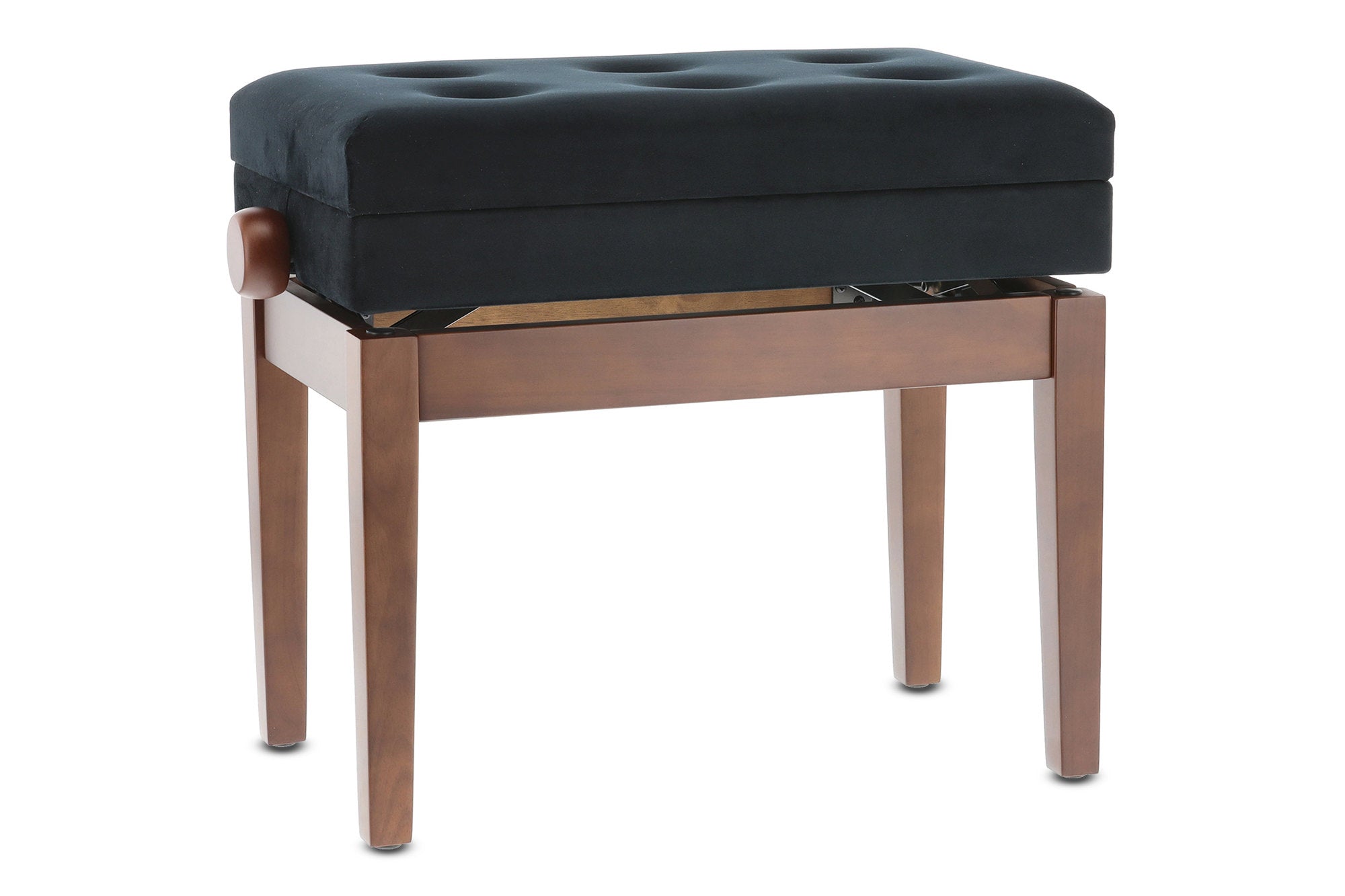 Banqueta Piano GEWA Deluxe Compartment Nogal Mate