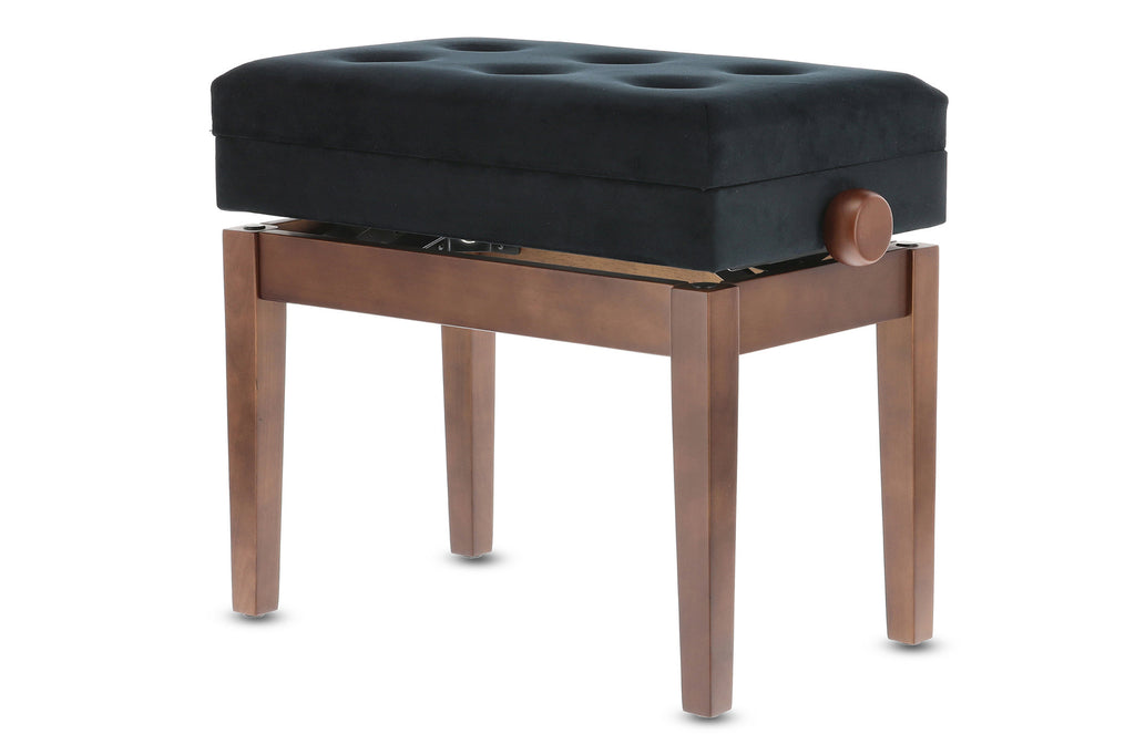 Banqueta Piano GEWA Deluxe Compartment Nogal Mate