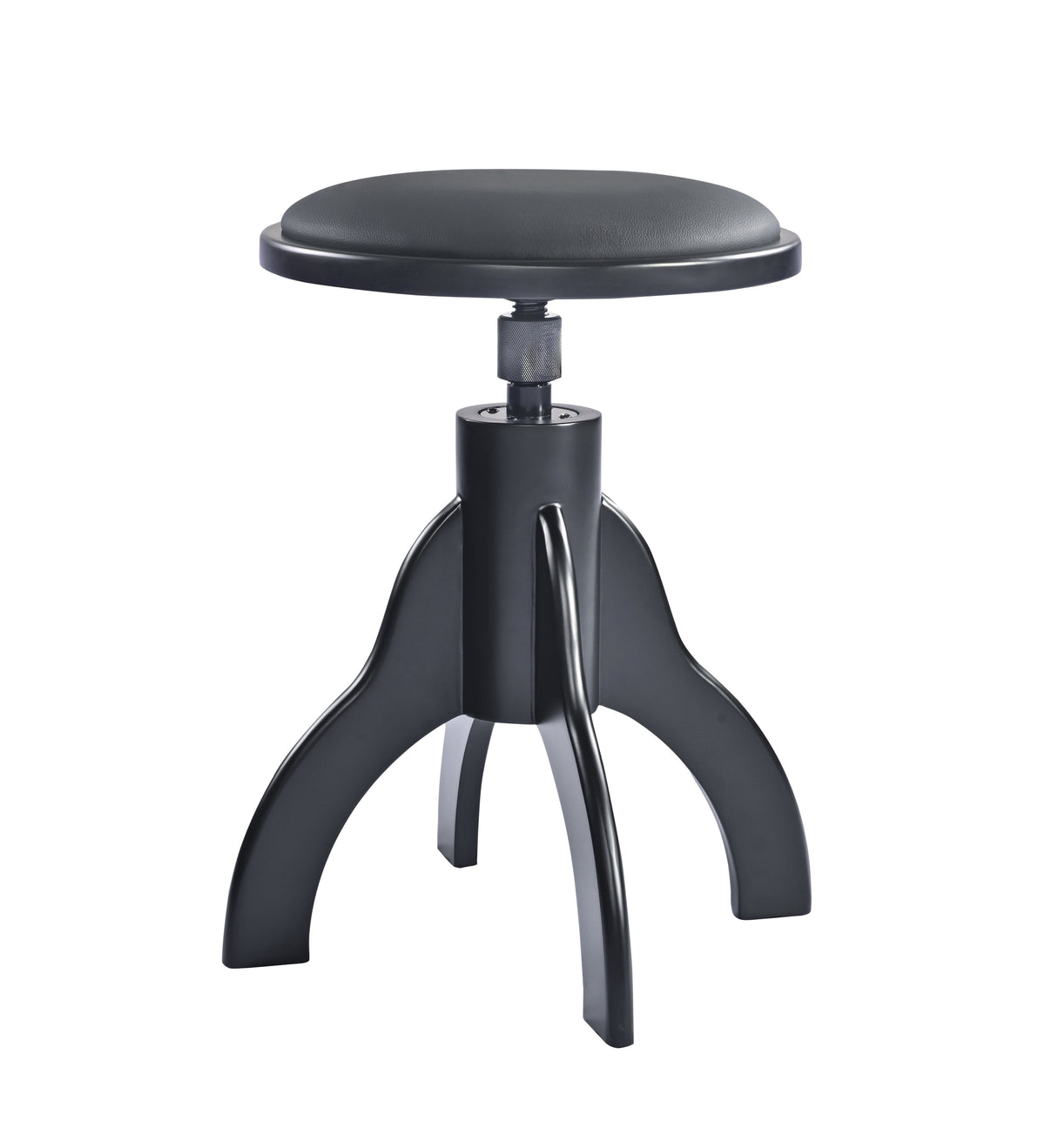 Taburete_Piano_K&M_Madera_Negro_Mate_Polipiel_13850_01