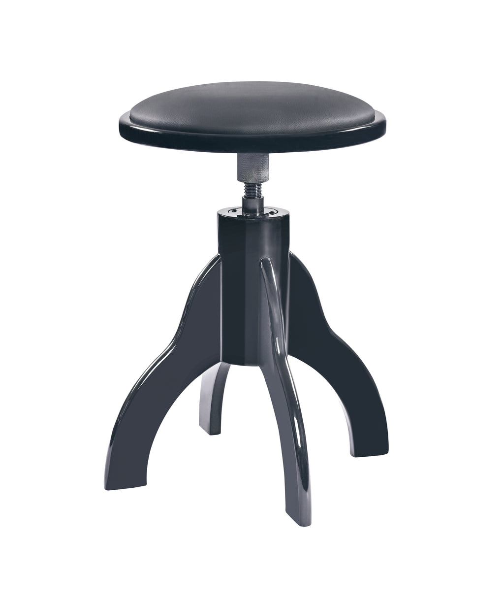 Taburete_Piano_K&M_Madera_Negro_Brillo_Polipiel_13851_01