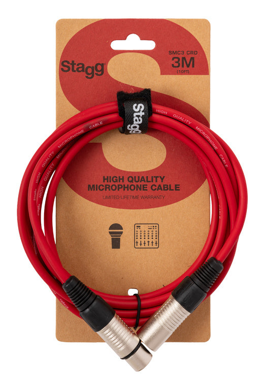 Cable Audio Stagg XLR 3m S-Series SMC3 CRD
