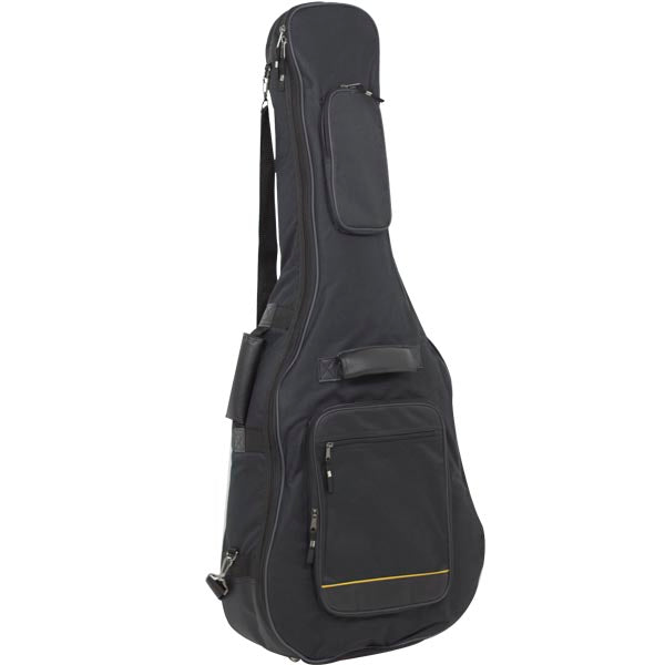 Funda Guitarra Acustica 25mm Ortola Ref. 44 sin Logo Negro