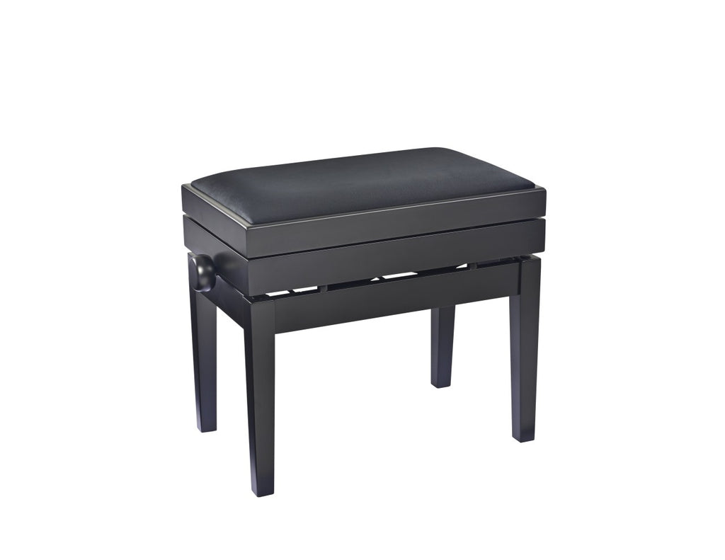 Banqueta_Piano_con_Compartimento_para_Partituras_K&M_Negro_Mate_Terciopelo_13955_01