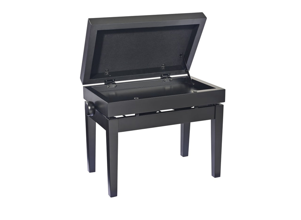 Banqueta_Piano_con_Compartimento_para_Partituras_K&M_Negro_Mate_Terciopelo_13955_02