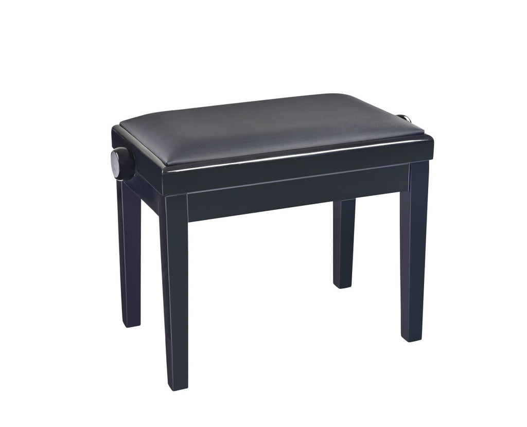 Banqueta_Piano_K&M_Doble_Tijera_Negro_Brillo_Polipiel_13976_01