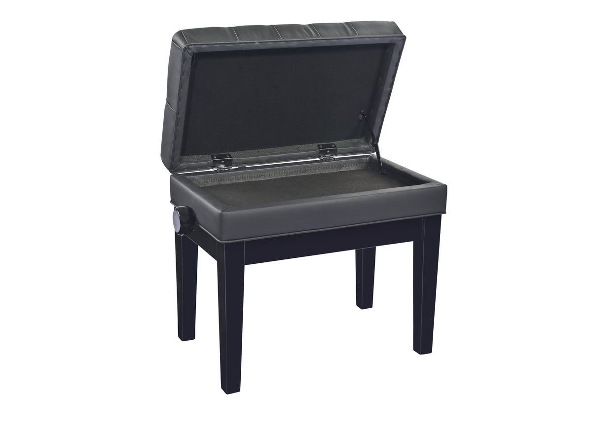 Banqueta_Piano_con_Compartimento_para_Partituras_K&M_Deluxe_Negro_Brillo_Polipiel_13986_02