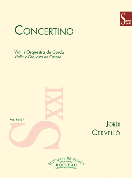 Concertino. Cervelló, J.