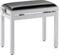 Banqueta Piano Stagg Blanco Brillo Tapa Vinilo Negro PB39 WHP SBK_01