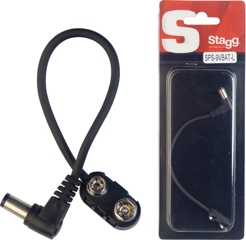 Cable Alimentacion Stagg DC 15cm SPS-9VBAT-L
