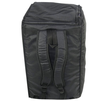 Funda Cajon 43X26X26 cms Cadete 10mm Polietileno Mochila Ortola Negro