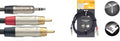 Cable Microfono Stagg Mini Jack - RCA 1.5m N-Series NYC1.5/MPS2CMR
