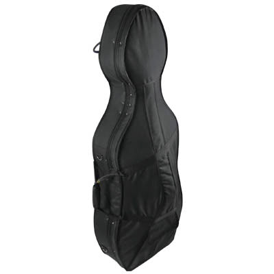 Estuche Violonchelo 1/4 Styrofoam Ortola Ref. 353 Mochila y Ruedas Negro