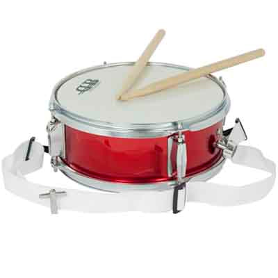 Caja Infantil DB Percussion 10x4 4 Div Abedul Bordonera Rojo Ref. db0100