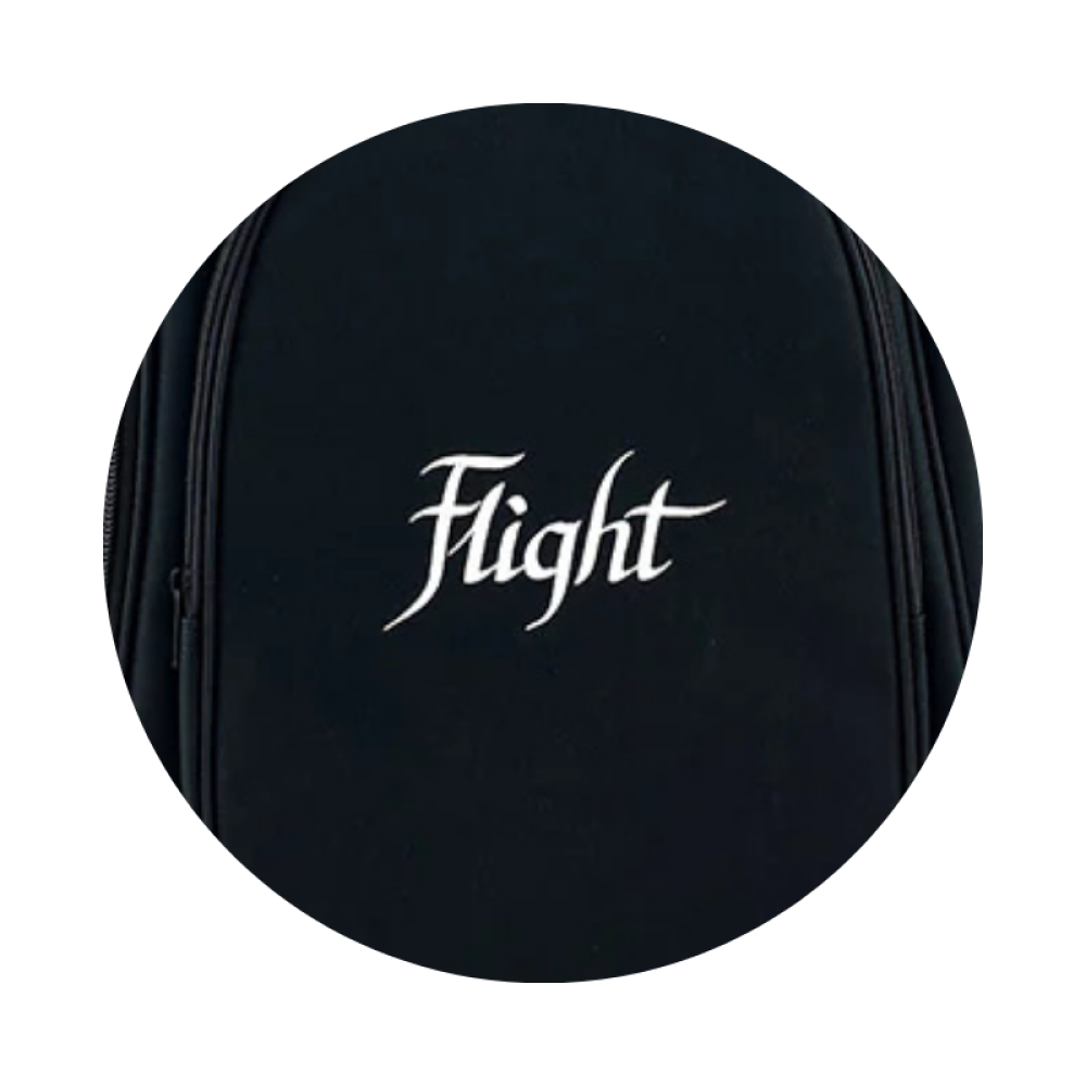 Funda Ukelele Bajo Flight Mini Bass MBB30-BK Negra_04