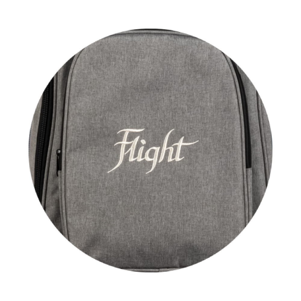 Funda Ukelele Bajo Flight Mini Bass MBB30-GY Gris_03