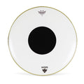 Parche Bombo Remo STF 24" Controlled Sound White Coated Black Dot CS-1224-10
