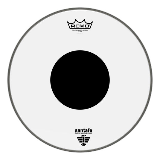 Parche Remo STF 12" Controlled Sound Clear Black Dot CS-0312-10
