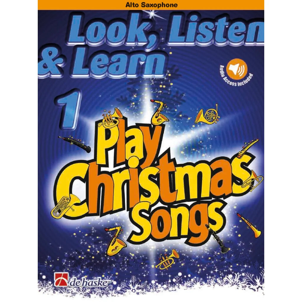 Escuchar, Leer, Tocar Saxofon Alto - Play Christmas Songs Audio Online - De Haske