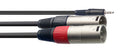 Cable Microfono Stagg XLR - Mini Jack 3m S-Series SYC3/MPSB2XM