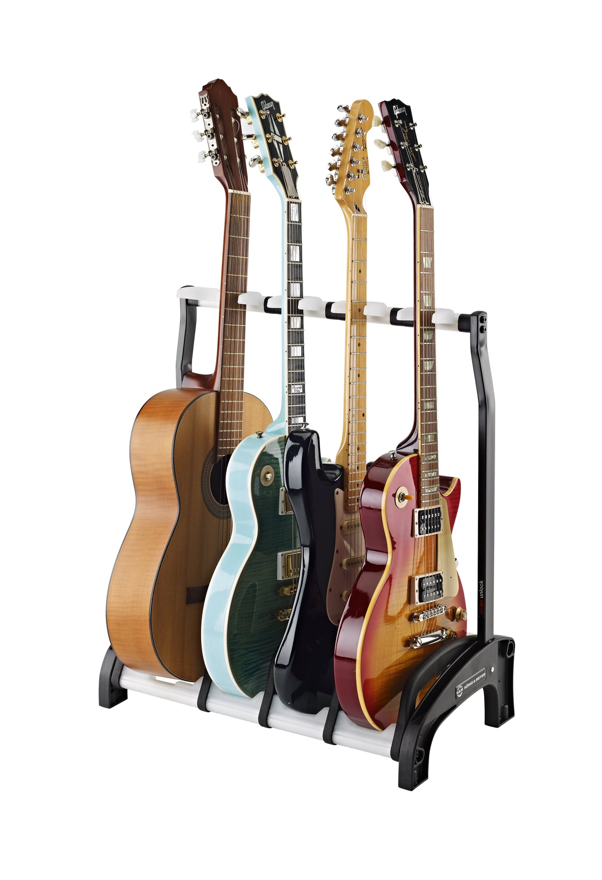 Soporte_4_Guitarras_K&M_Guardian_3+1_Negro_Translucido_17534_02
