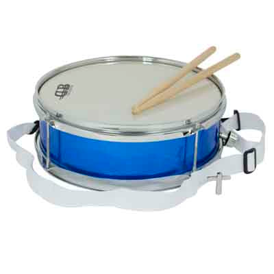 Caja Infantil DB Percussion 12x4 4 Div Abedul Bordonera Tornillo Azul Ref. db0095