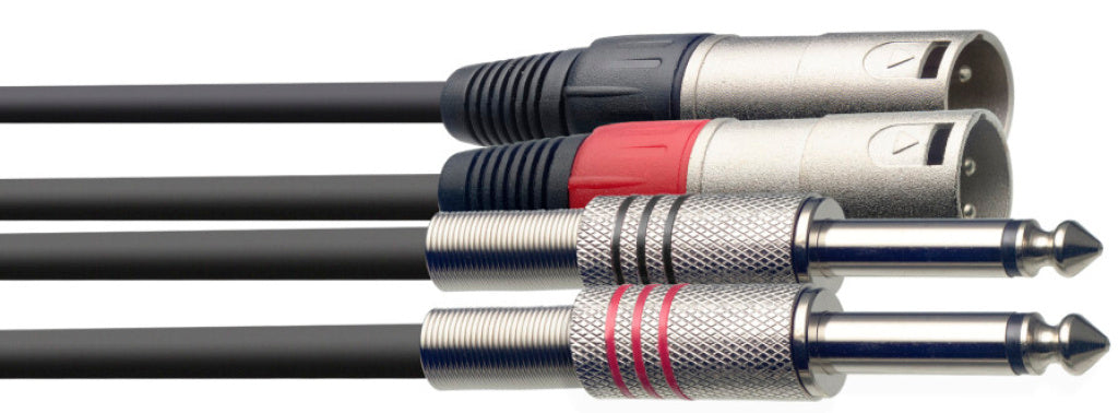 Cable Microfono Stagg XLR - Jack 3m S-Series STC3PXM