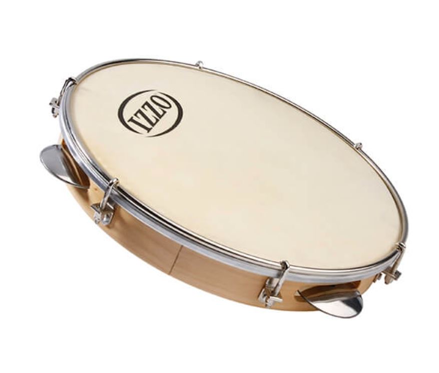 Pandeiro Madera P/Piel Izzo 10" Ref. IZ4430