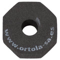 Almohadilla Platos Hexagonal Polietileno 15mm Ortola Ref. 03136 Negro