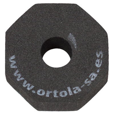 Almohadilla Platos Hexagonal Polietileno 15mm Ortola Ref. 03136 Negro