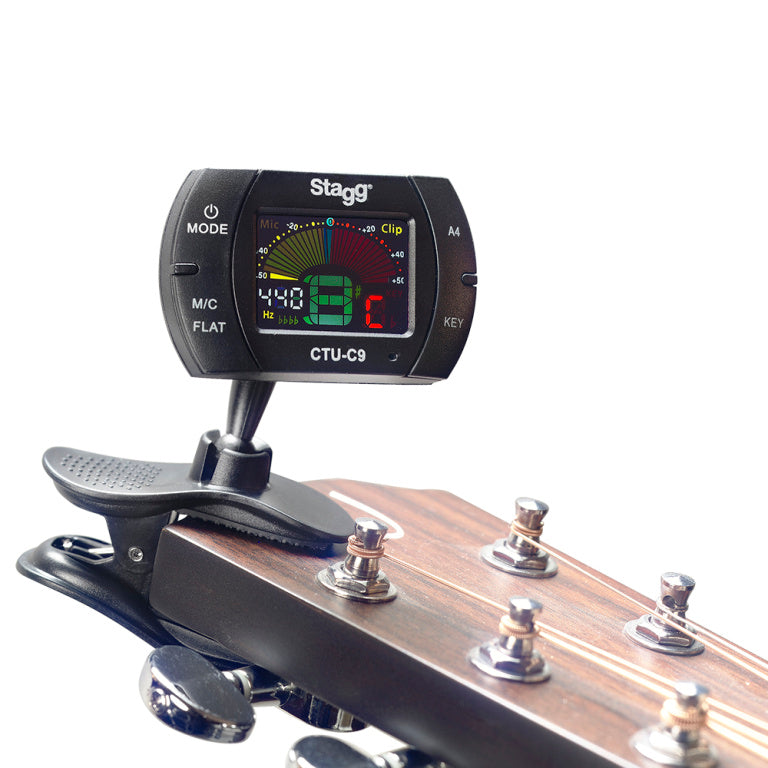 Afinador Pinza Stagg Cromatico con Microfono CTU-C9_02
