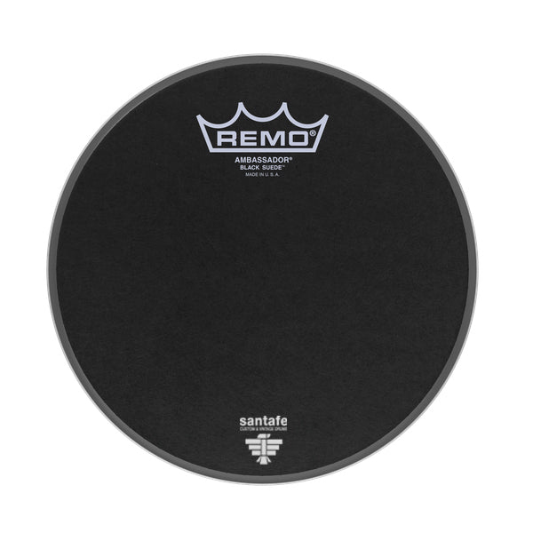 Parche Remo STF 12" Ambassador Black Suede BA-0812-ES