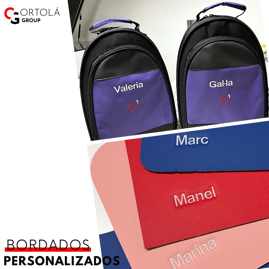 Bordado Basico Nombre/Letras sin Cliche Ortola Negro