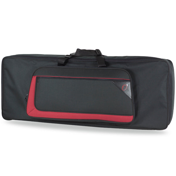 Funda Teclado 96X37X15 cms 10mm PE Mochila Ortola Negro Rojo