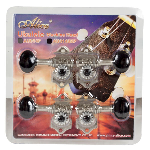 Clavijeros Alice Ukelele Negros-Plata AU014BKP