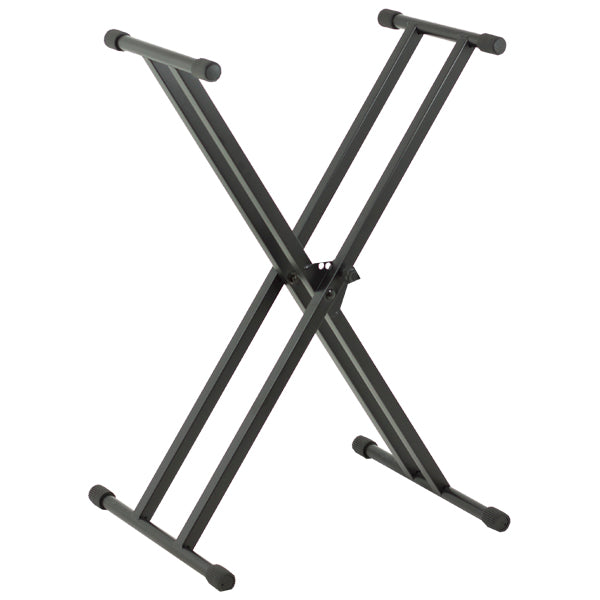 Soporte Teclado Doble/Double Keyboard Stand ST001 Ortola Negro