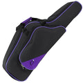 Funda Saxo Tenor 25mm Mochila Ortola Ref. 121 Negro Vivo Morado