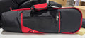 Funda Trompeta 25mm Mochila Ortola Ref. 101 Negro Vivo Rojo