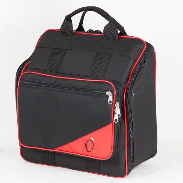 Funda Trikitixa Termoconformado Ortola Negro Vivo Rojo