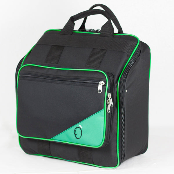 Funda Trikitixa Termoconformado Ortola Negro Vivo Verde