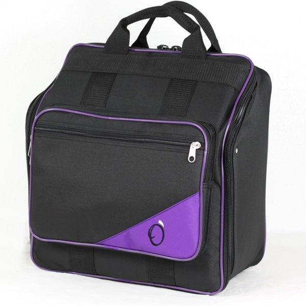 Funda Trikitixa Termoconformado Ortola Negro Vivo Morado