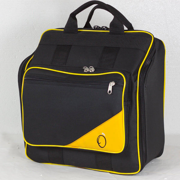 Funda Trikitixa Termoconformado Ortola Negro Vivo Amarillo