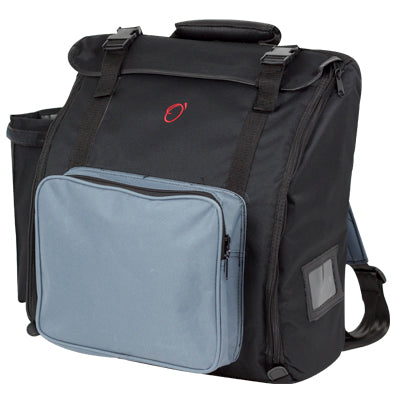 Funda Acordeon 120 Bajos 25mm Mochila Ortola Negro/gris