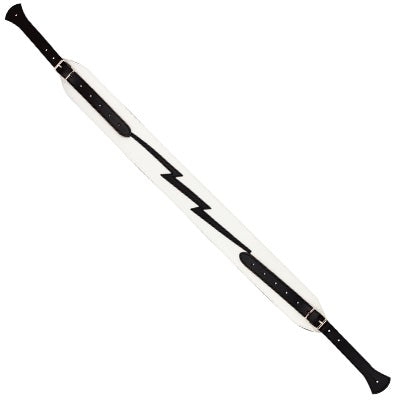 Correa Guitarra N. 31 Piel Rayo Ortola Blanco