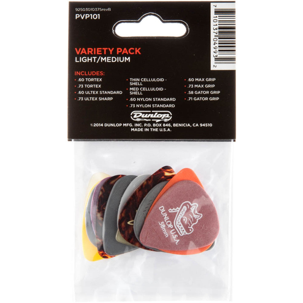 Bolsa 12 Puas Dunlop PVP-101 Variety Light/Medium - vista 2